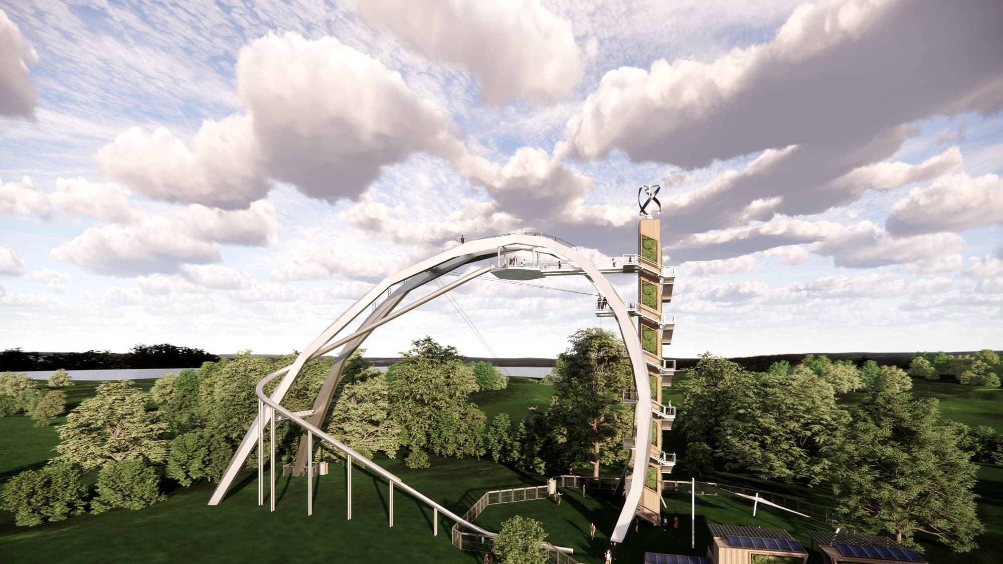 SkyLoop 360 — Aussichts- und Eventturm Mardorf — Bergwind Referenzprojekt