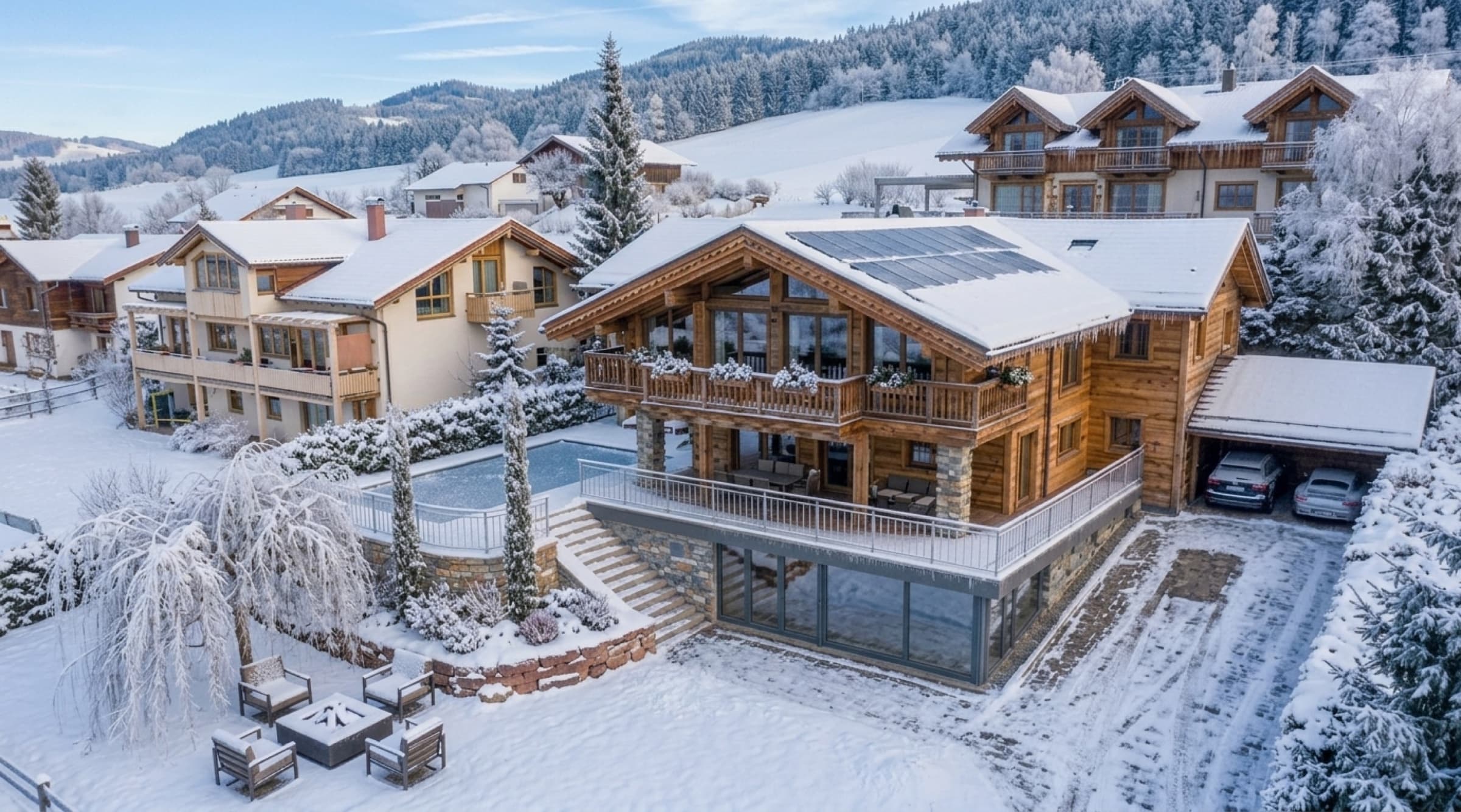 Hangvilla im Chalet-Stil — Ansicht 10