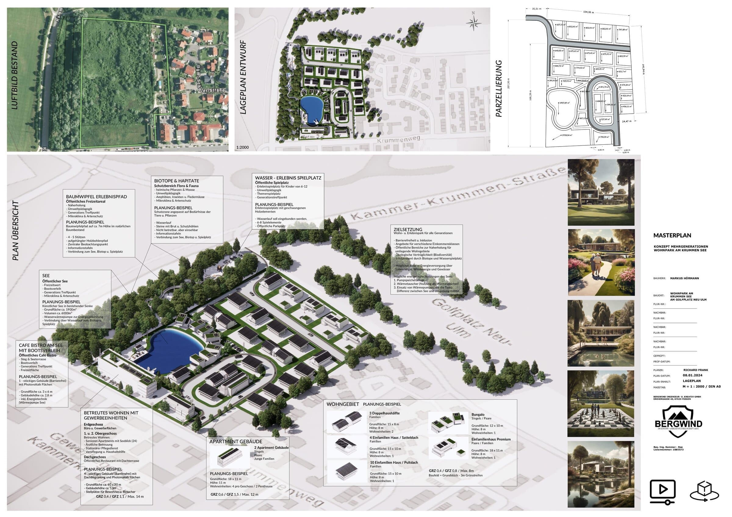 Quartiersentwicklung am See — Bergwind Referenzprojekt